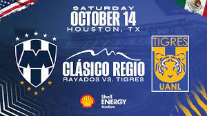 So many in Houston connected with @Rayados @WeAreRayados v. @TigresOficial . Tonight they play a 'friendly' @ShellEnergyStdm! Many of my friends drive to Monterrey to catch them live! They will fill it tonight! #SoccerMatters #ClasicoRegio