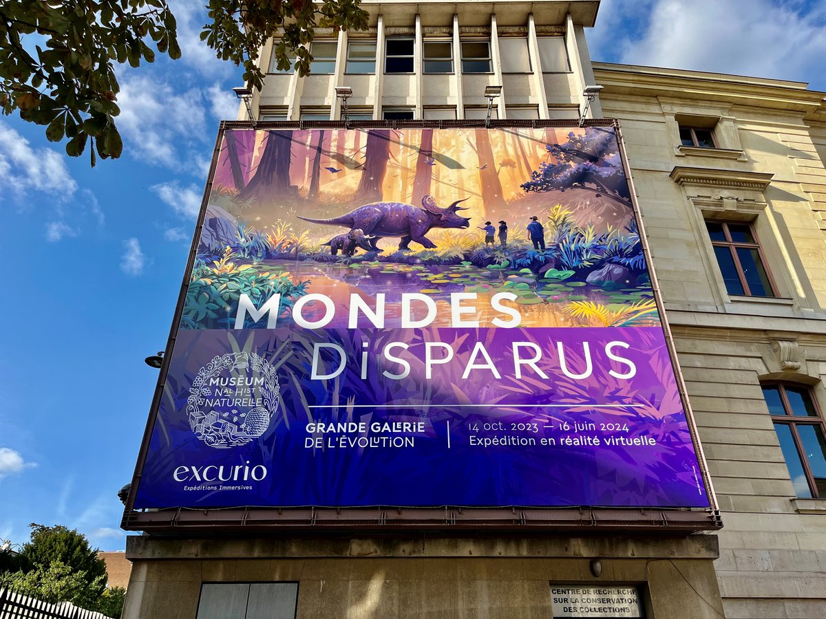 ExcurioVR's tweet photo. 🦖Ouverture aujourd’hui de notre nouvelle expédition immersive « Mondes Disparus » !

Une expédition immersive en coproduction avec le @Le_Museum à vivre en famille ou entre amis au Jardin des Plantes de Paris.

 🎟️Billets : https://t.co/QRujGv6pTr

#MondesDisparus #tech #vr #rv https://t.co/xT2N5WqPbE