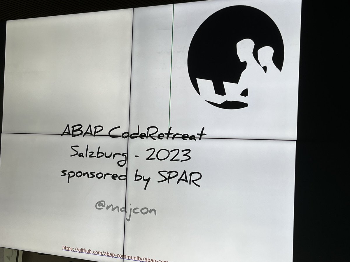 Thanks to all Participants of the #ABAPCodeRetreat for an amazing Day 👍 .. Applause to the Sponsor SPAR 👏🏻 Was a usual a pleasure to facilitate with @foessleitnerj and <a href="/DomiBiglSAP/">Domi Bigl</a> 😎 <a href="/SAPCommunity/">SAP Community</a> rocks