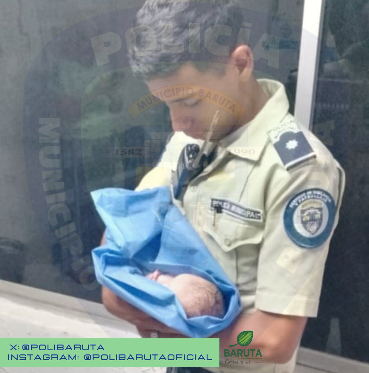 PoliBaruta's tweet photo. #14oct #SeguridadCiudadana | Funcionarios de PoliBaruta inician investigación por recién nacido abandonado la madrugada de este sábado en las afueras del Ambulatorio José María Vargas #LasMinas.

🧵 https://t.co/mxggxMLbCs