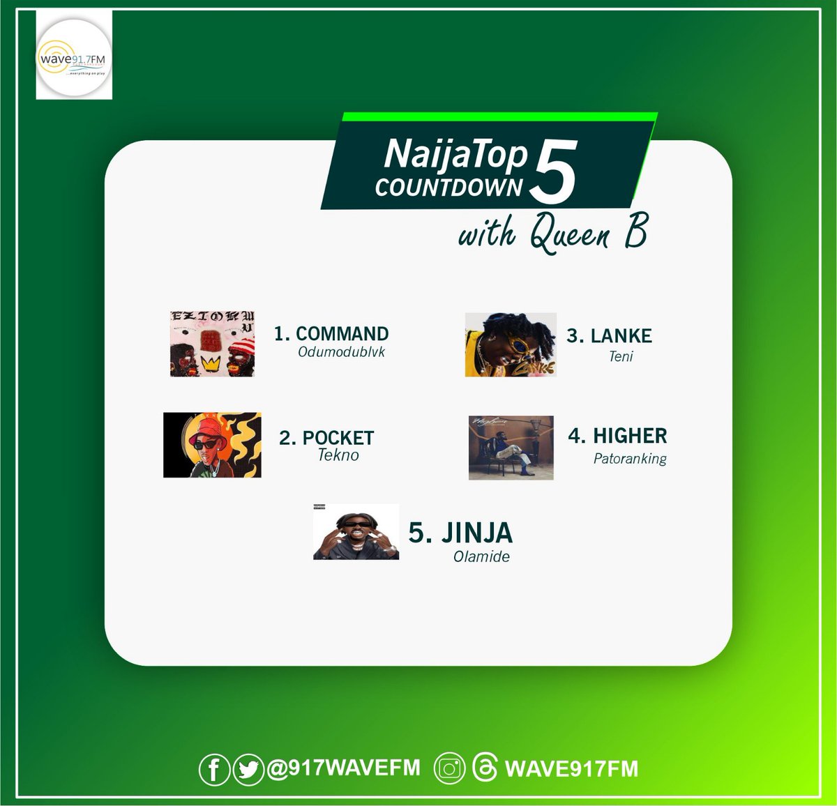 917wavefm's tweet image. #TheChart #Thisweek