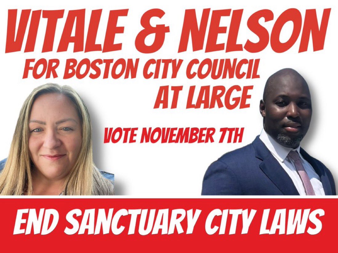 Shawn4Boston's tweet photo. #DanRea @WBZNightside thank you. We are against #Boston #SanctuaryCity policies and laws. Our tax dollars should support the safety net for Bostonians. No bike lanes. Vote @VitaleforBoston & @Shawn4Boston for Boston City Council @bostonherald @BostonGlobe https://t.co/ZkrOC4q1rE https://t.co/fE5T7WEUeB