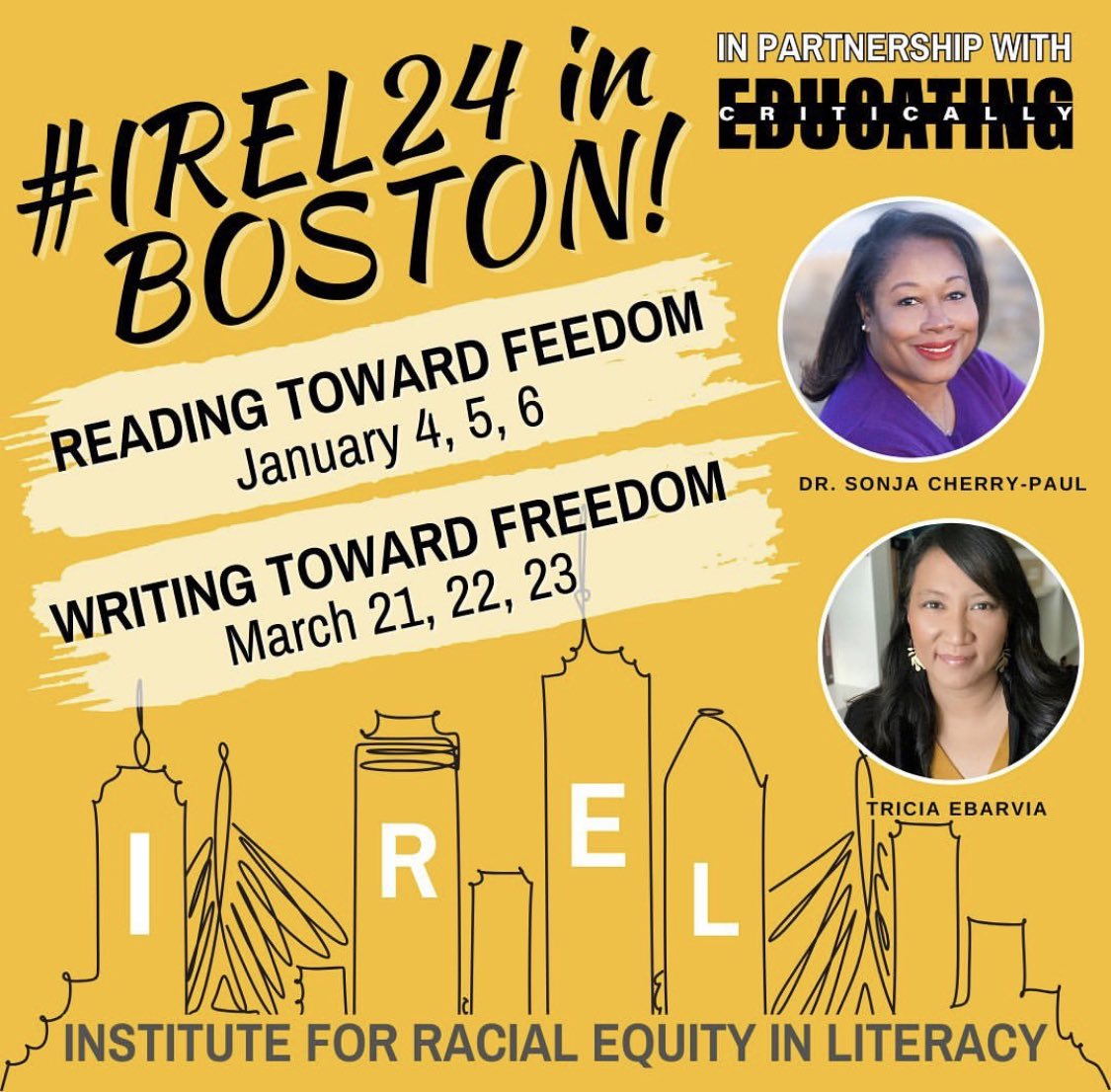 amandalah's tweet photo. Amazing experiences are coming your way #Boston #teachers #librarians #wducation #school #library #socialjustice #reading #writing #learnmore #domore Can’t wait! Join us! https://t.co/RbxFjr321Y