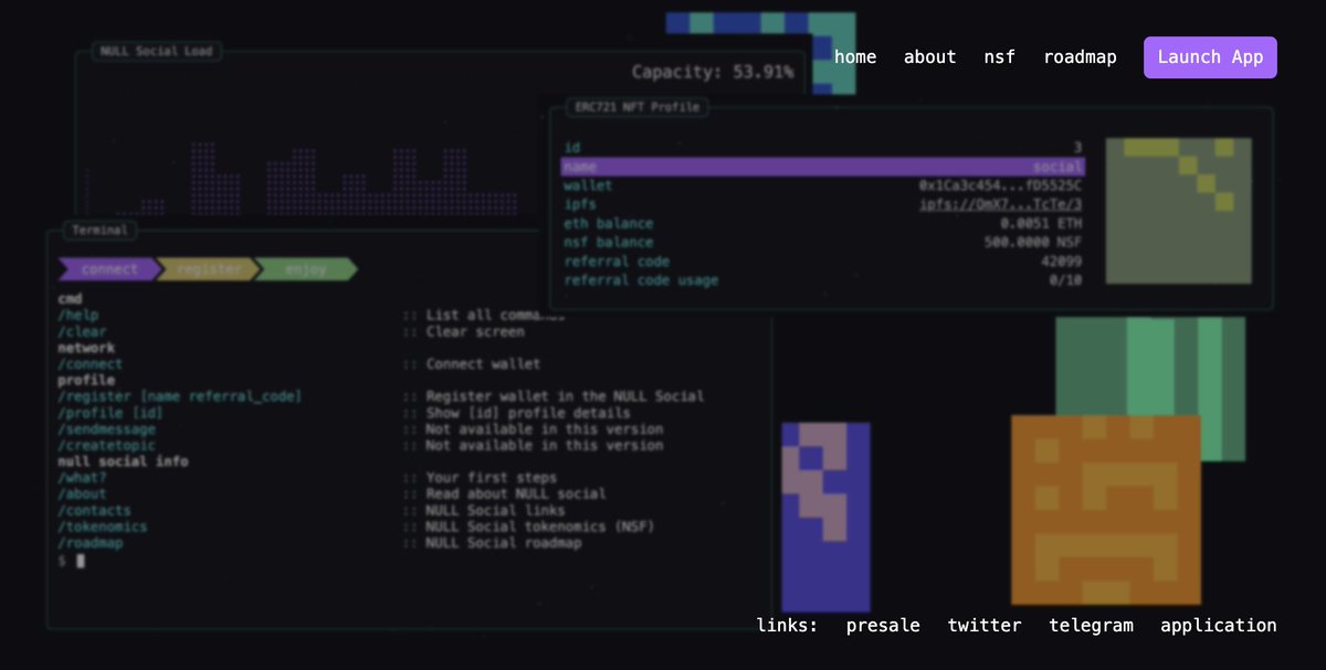 nullsocialfi's tweet image. Welcome, Friends!

Introducing the Null Social Fi Web3 Platform. 🚀

In the ever-evolving landscape of the digital age, Null Social stands as a beacon for next-generation Web3 social platforms. 

More info:

Website: nullsocial.finance
Telegram: t.me/nullsocialfi