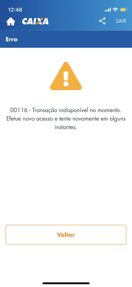 dsousarj's tweet photo. @Caixa Tão parceira q fica a manhã toda sem disponibilizar acesso ao extrato. Não consigo entrar nem pelo aplicativo e nem pelo site https://t.co/SISdm9jmUt