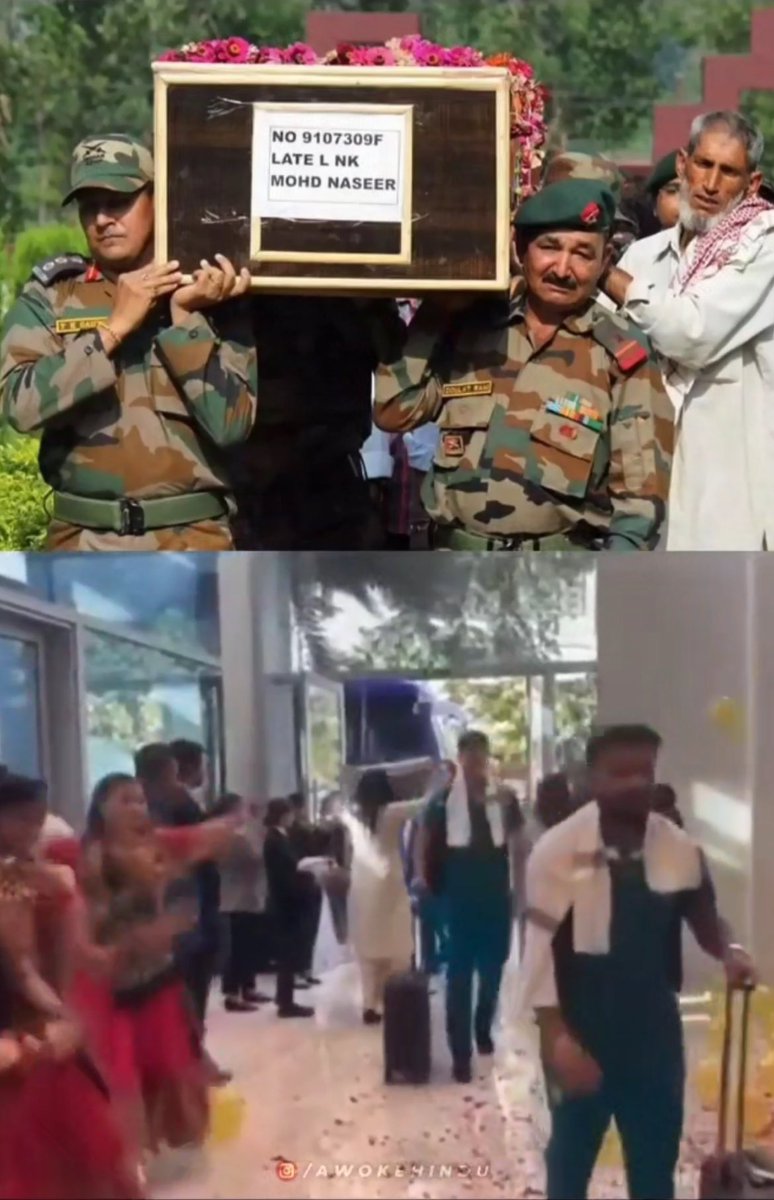 sujithspeaking's tweet photo. The reason I cant enjoy #INDvsPAK
We are a country that will celebrate a century by our batsmen rather than mourning a soldier’s ultimate sacrifice. https://t.co/6mxG4gXvTZ