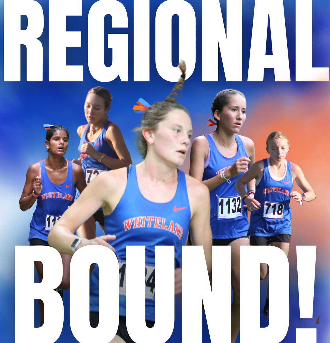 WhitelandBeat's tweet photo. Whiteland Girls XC IS HEADING TO REGIONAL! The Warriors placed third at the Shelbyville Sectional and qualify for the regional as a team! Tori Jackson, Lena Shipp, Bella Fuentes, Ramya Flaherty, and Claire Proctor will represent Whiteland! https://t.co/CCsfzvPZ92