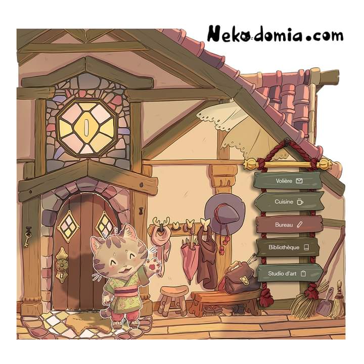 Nouveau projet ! Cette année, nous lançons le site de notre univers, Nékodomia ! 
Fantastique, merveilleux, le monde de Nékodomia sera développé dans différents médias. 
Le premier tome d'une série BD, à paraître aux éditions Soleil.

nekodomia.com