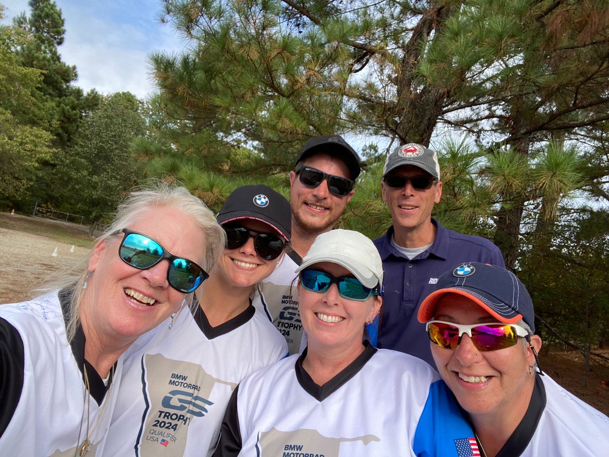 New friends are the best part of the GS Trophy Qualifier at the BMW Performance Center.