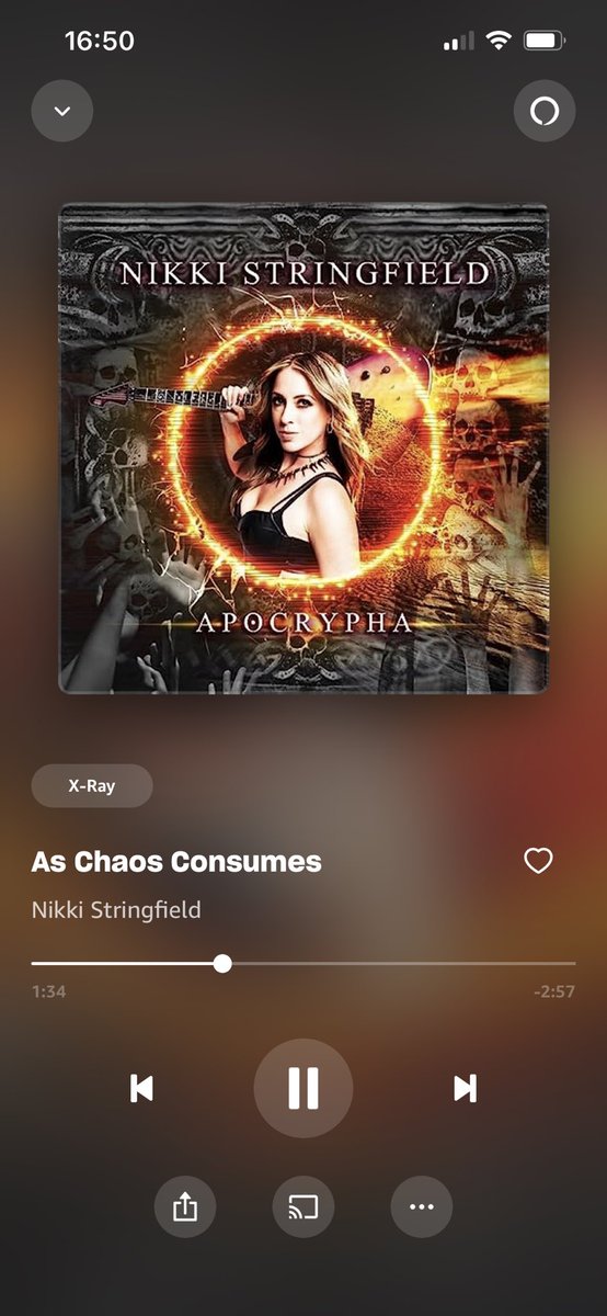 StuHack73's tweet image. Really enjoying the new album from @nikki_shreds incredible 👏👏👏 my favourite at the moment is As Chaos Consumes #Apocrypha
