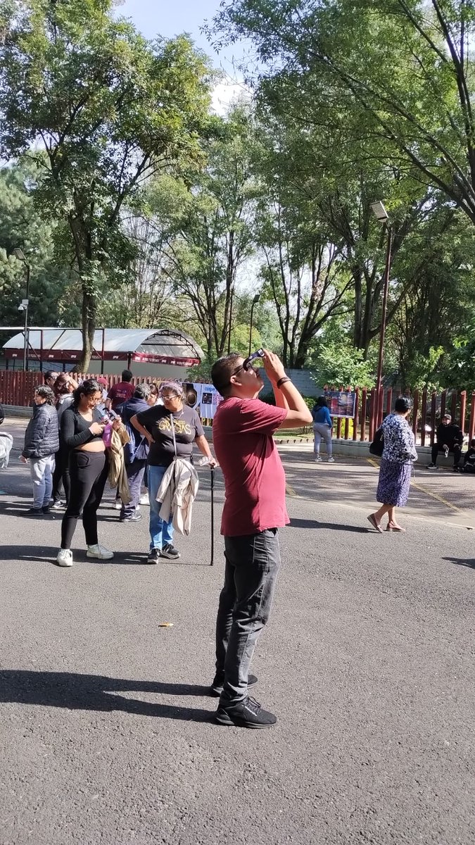 MuseoTezozomoc's tweet photo. Poniendo todo en marcha ☀
¡Listos para ver el #EclipseAnular2023!
#MuseoTezozómoc #ElEspaciodelaCiencia https://t.co/bZSh4VcYT1