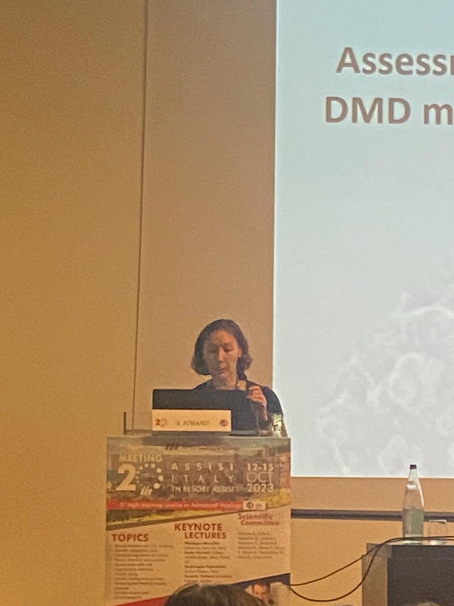 And last but not least at 20th IIM meeting in Assisi, Anne Forand from @PietriRouxel team, presenting data on cardiac structure and function in DMD model after dystrophin replacement therapy
@FaculteSanteSU 
@Inst_Myologie 
@InsermIDF 
Well done!