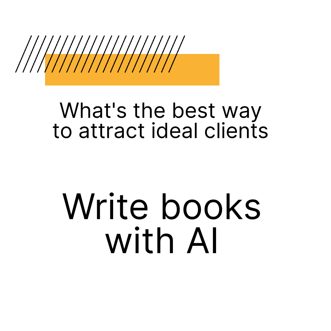 mymarkyai's tweet photo. 📚 Attract ideal clients with AI-powered writing. Craft compelling books to captivate your target audience, connect authentically, and build lasting relationships with dream clients. 🚀🌟 #AI #Writing #IdealClients https://t.co/2QizBheZx7