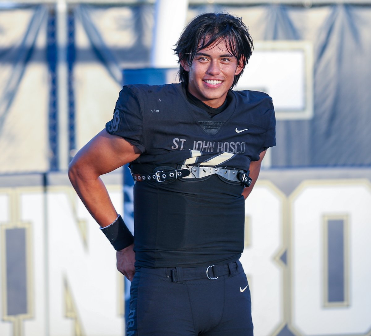 latsondheimer's tweet photo. You can say it now after eight games: The best quarterback in the Trinity League. Caleb Sanchez of St. John Bosco. https://t.co/gHGyoV7foa