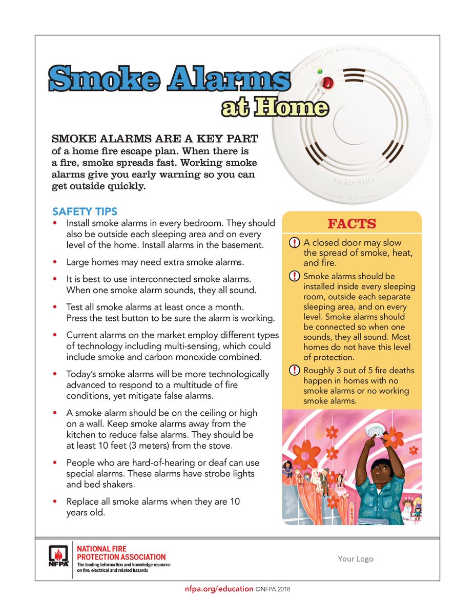 BLMFire's tweet image. As #FirePreventionWeek2023 ends, we hope these #CookingSafetyTips have been a valuable source of information. 

The last safety tip concerns smoke alarms in your home. Did you know smoke alarms are vital to a home fire escape plan? 

#HomeFirePreventionTips #HomeFireSafetyTips
