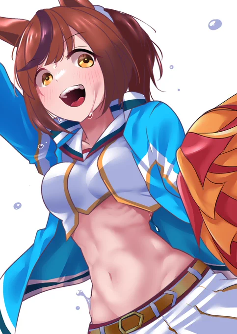 ネイチャの腹筋を盛っても良いと聞いて