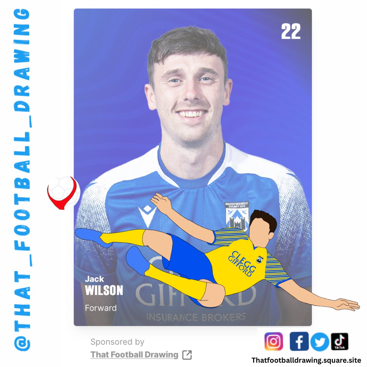 T_F_Drawing's tweet photo. Good effort today @jackw3092 looked solid when you came on his afternoon for @HaverfordwestFC 

#sponsoredplayer #superjack https://t.co/haWmY5CXh7