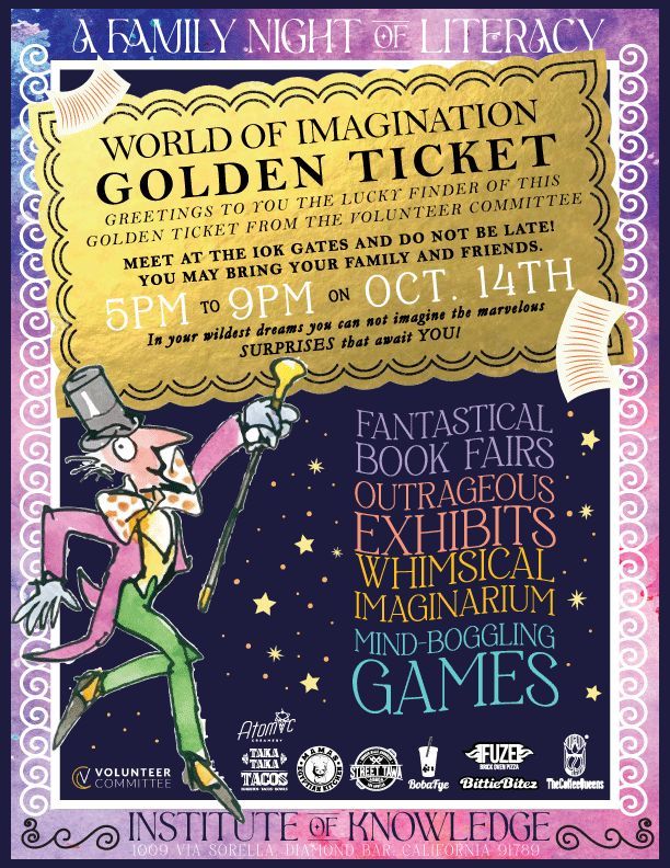 MuslimARC's tweet image. Are you in SoCal?  Head to Diamond Bar and check out our Harmony Hub Educational Booth at the Institute of Knowledge's World of Literacy tonight from 5-9 pm PT.  An evening of Willy Wonka fun for family members of all ages.  #worldofimagination #communityliteracyday #groundwork