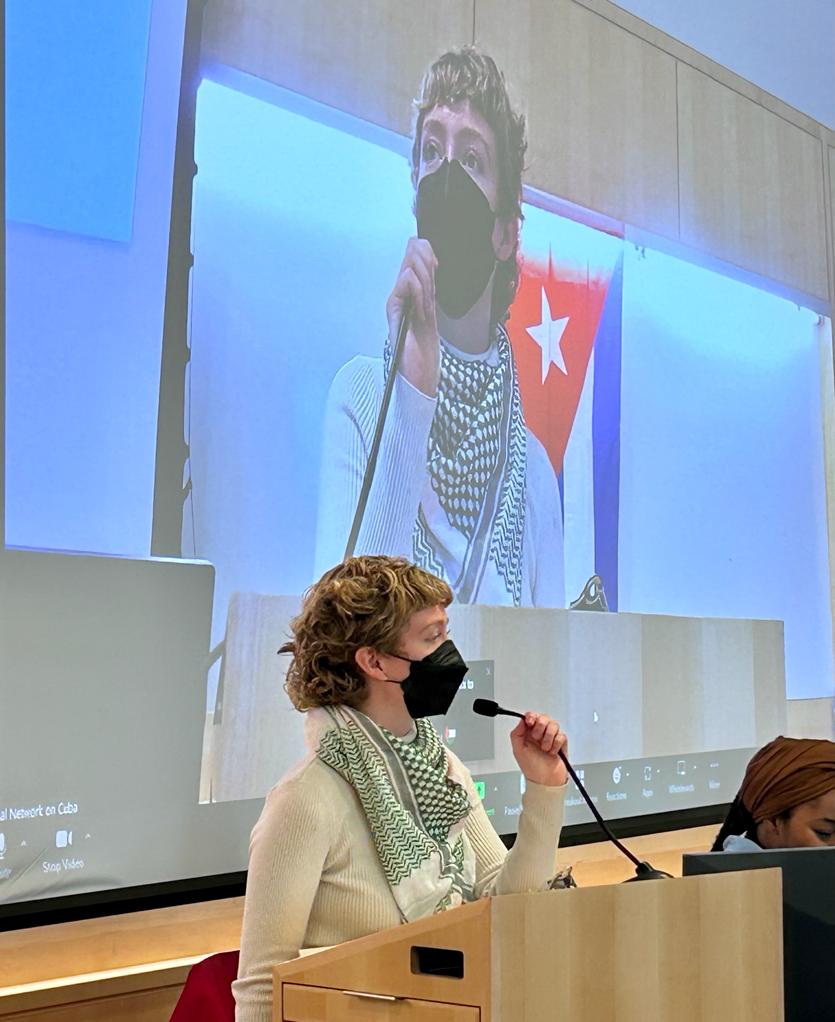 "Cuba is an example of true solidarity with Palestine. Hundreds of Palestinians study medicine in Cuba. They say Cuba's example, of surviving 60+ years of blockade &amp; siege by the most powerful country in the world, gives them hope that Palestine too will always live on." <a href="/NNOCuba/">National Network on Cuba 🇨🇺</a>