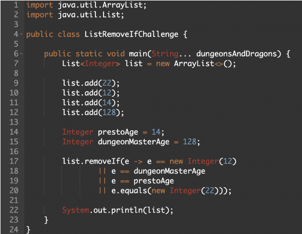 RafaDelNero's tweet image. See how wrappers behave when making comparisons! Dive into the List removeIf Wrappers Java Challenge! 🚀

First introduced in #Java8, #RemoveIfMethod brings versatility to collection manipulations. 

🔗  bitly.ws/RX45

#Java #ListRemoveIfWrappersChallenge #JavaChallenge