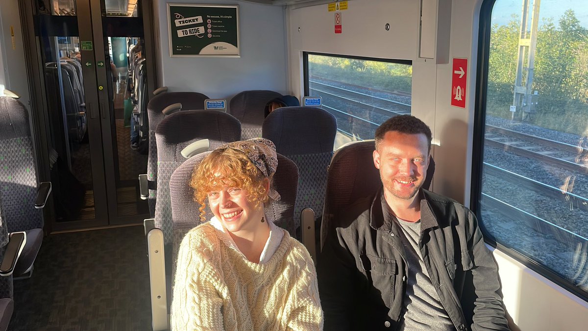 Beth_L_Kennedy's tweet photo. @ChemistDruggist on tour! En route to the #pharmacyshow23 armed with M&amp;S’s finest train snacks. Come and say hi by popping by our stand, right next to the Professional Development and Careers theatre https://t.co/leCMALenpI