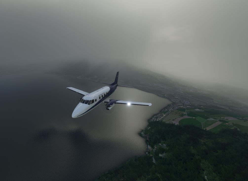 Jayair728632's tweet image. Scenic World Tour 20/660 LSZC-LSPV ended up in a diversion to LSZH. LSPV was IMC. So we had to open IFR and got vectors for ILS28 at LSZH. #msfs #msfs20 #flightsim #aroundtheworld