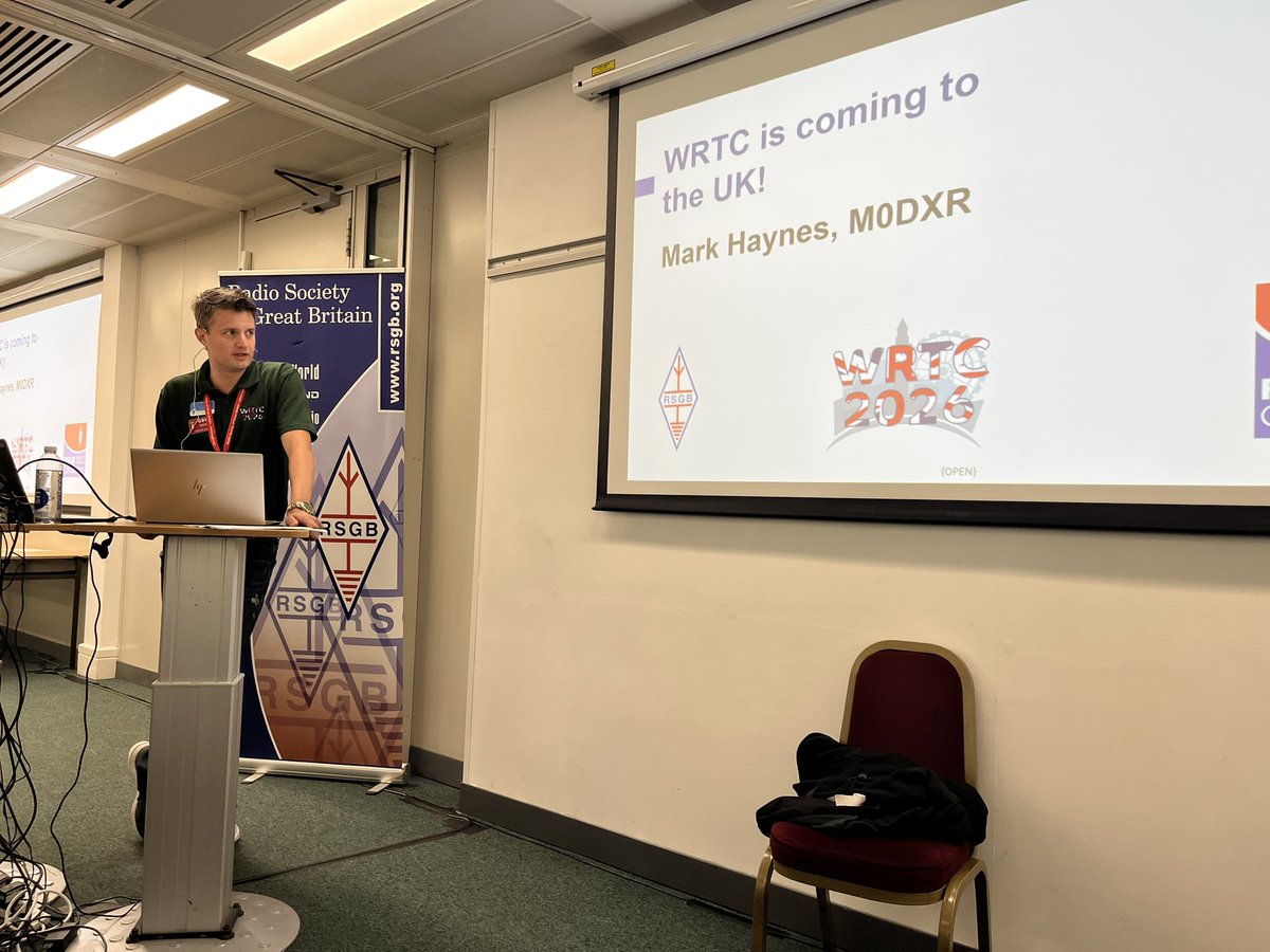 2026Wrtc's tweet image. WRTC 2026 presentation @ RSGB convention 2023