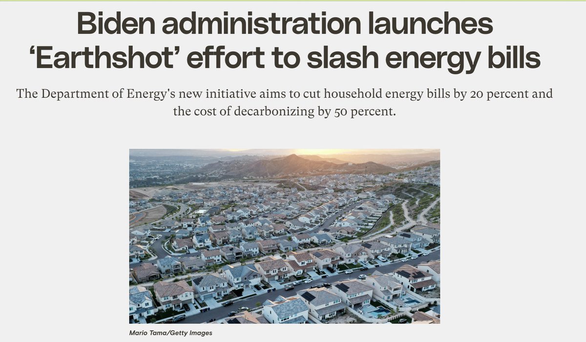 SecGranholm's tweet photo. The challenge: The climate crisis + rising energy costs

The solution: Our Affordable Home Energy Earthshot™ to slash emissions from our homes and utility costs for low-income communities that need it most.

🏘️ Read here: https://t.co/dyYoiAFHxc https://t.co/2KOxSTocid