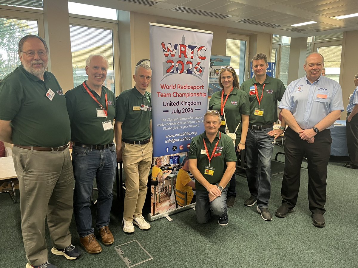 2026Wrtc's tweet image. WRTC2026 Organising committee at the RSGB convention