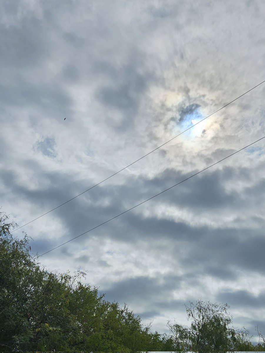 ImGymK's tweet photo. @vileTexan Corpus Christi here,  supposed to have a total viewing. Hotels are full, clouds get the best view! https://t.co/NjDybbLBop