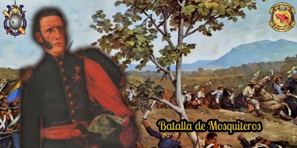99Brigada_01's tweet photo. #Efemérides || El 14 de octubre de 1813, se libró la Batalla de Mosquiteros, en el contexto de la Guerra de Independencia entre las fuerzas patriotas al mando de Vicente Campo Elías y los realistas de José Tomás Boves, obteniendo la victoria de las fuerzas patriotas. https://t.co/NYeV1APBkM