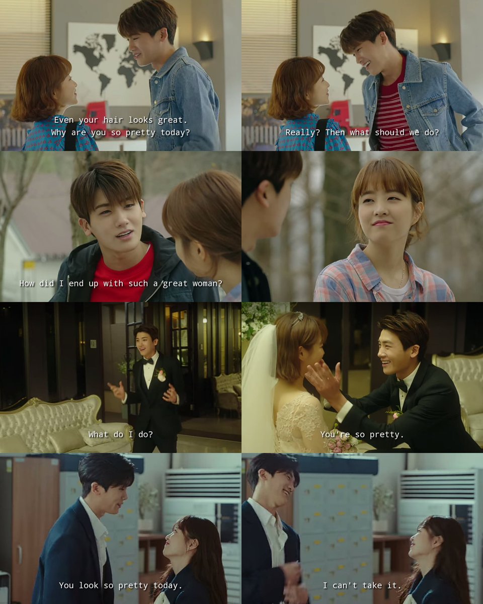 kdramadaisy's tweet photo. ever since their dating era, on the wedding day, and even after 6 years of marriage, he's still so whipped for her. 

we stan a consistent loser!
#StrongGirlNamSoonEp3 
#StrongWomanDoBongSoon https://t.co/nNk5qL8Jdn