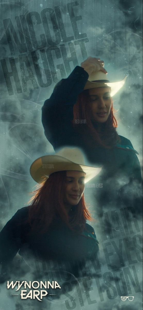 nanceevdb's tweet photo. Nicole Haught… brown eyes…red hair…Stetson ❤️
#KaturdayWE #WynonnaEarp #BringWynonnaHome 

Walpaper by @kid_earper https://t.co/MXpqobIYab