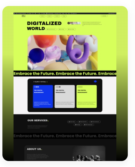 Introducing two new templates on our platform, Spicom: 'Digital World' and 'Modern AI.' Dive into the depths of the digital realm with 'Digital World,' or explore the cutting-edge world of artificial intelligence with 'Modern AI.' Elevate your web design
Stay tuned for even more.