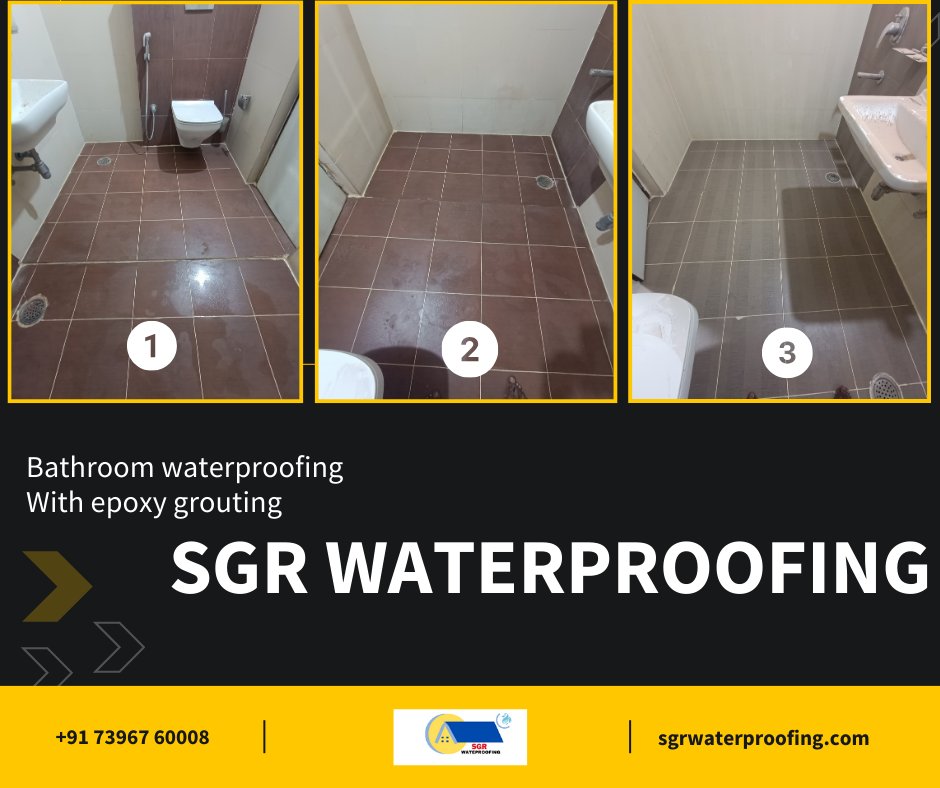 Bathroom waterproofing With epoxy grouting - SGR Waterproofing

#Waterproofing
#Waterproof
#WaterproofingSolutions
#WaterproofingContractor
#waterproofingsystems
#WaterproofingExperts