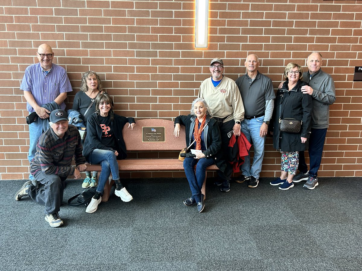 bpsdinfo's tweet photo. Earlier today, we were proud to welcome back home members of the Class of 1973, who took a tour of the high school. Special thanks to NHS’s Emma’s Smith and Madelyn Sams, who helped lead the tours.  #bpproud🧡🖤 #4everahawk https://t.co/6y9dtiurvb