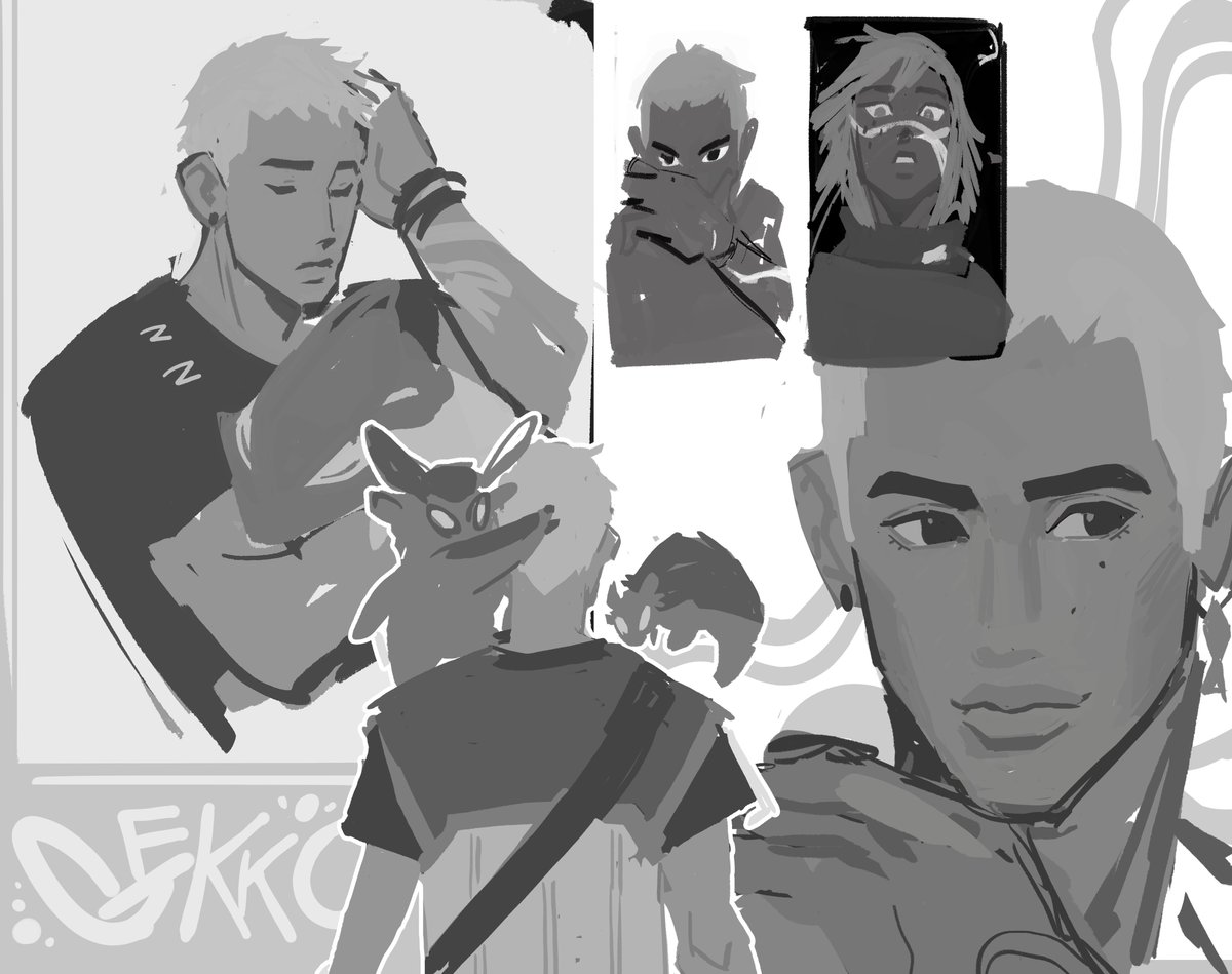 gekko and deadlock doodles #ValorantArt