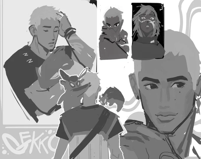 gekko and deadlock doodles #ValorantArt