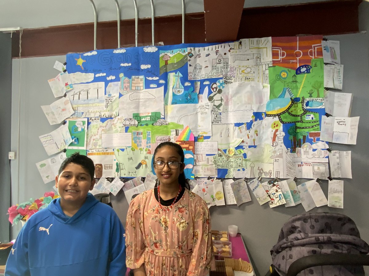 nppschool's tweet photo. A great turn out for the Love Grangetown workshop today 😃 We are very proud to see our children’s hopes and dreams on display. We are looking forward to the next phase! #nppsch #nppschwellbeing #nppsrrs #nppsfamilyengagement @CommunityGtwy https://t.co/qOdNQx3LTL