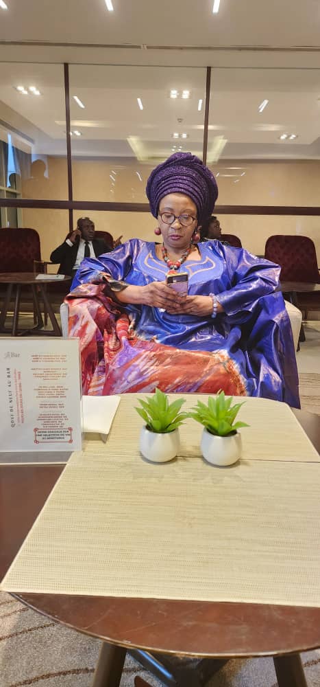 Waiting to hold a bilateral meeting with H.E the President of DRC Hon.Minister @HonAnifaKawooya in DRC. We are proud of you mummy. #SembabuleDistrict✓