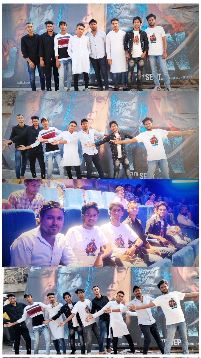 andhbhaktkabap1's tweet photo. Lost in the magic of SRK's world on national Cinema Day! 🎥✨ 📍champaran #AskSRK #MovieMagic #SRKFanForever".
#Jawancham @iamsrk #4thtime,#teamsrkwarriors
#redchilliesentertainment https://t.co/x01Tgg8q6u