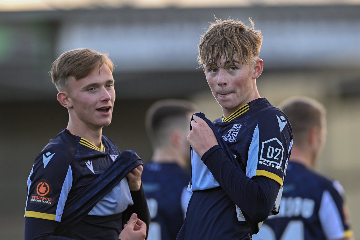 A tough day for Blues but a memorable one for these two youngsters - Ronnie Blake and Beau MacDonald - who made their first team debuts