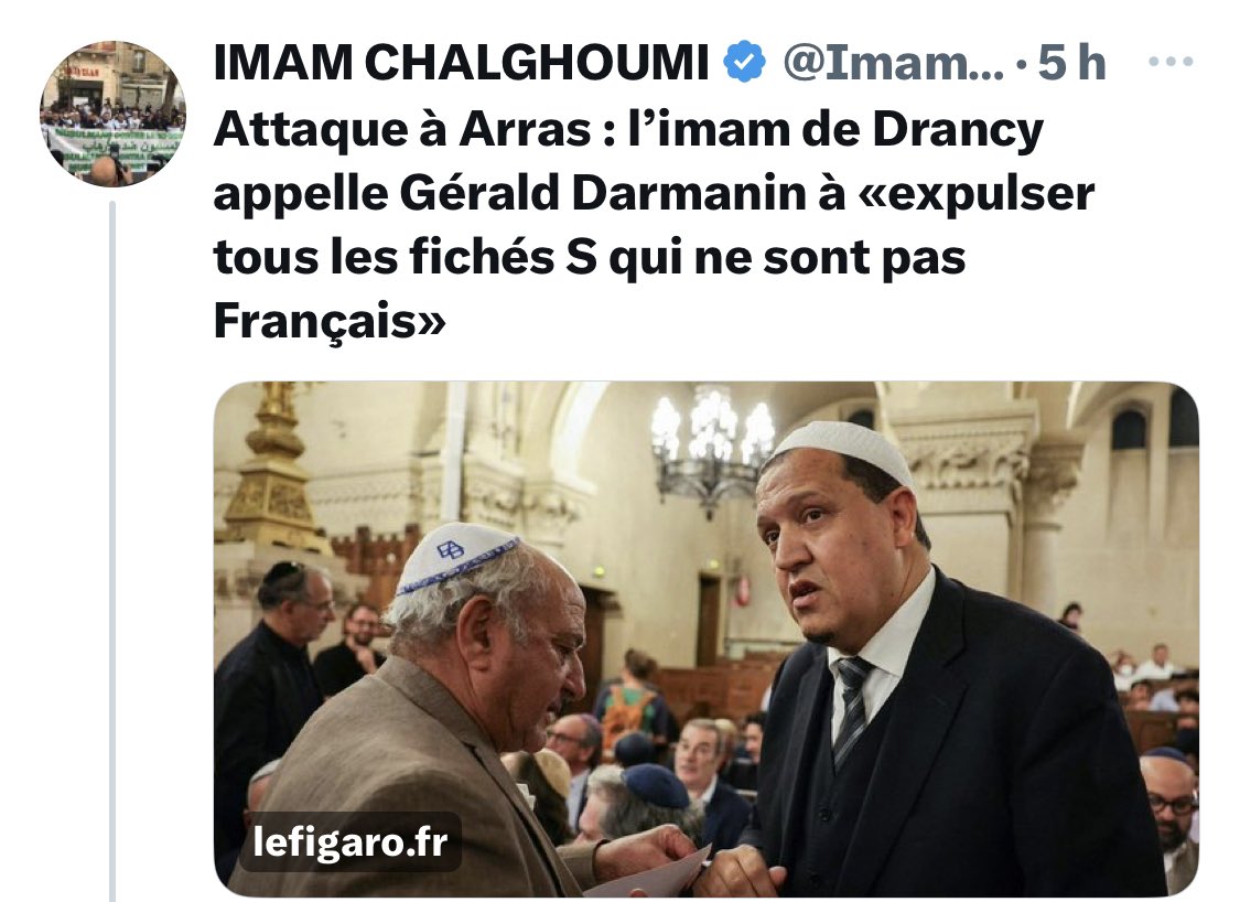 ibalkany's tweet image. Bravo, merci et respect, Monsieur l&apos;Imam...🙏💕
#FicheS #Arras