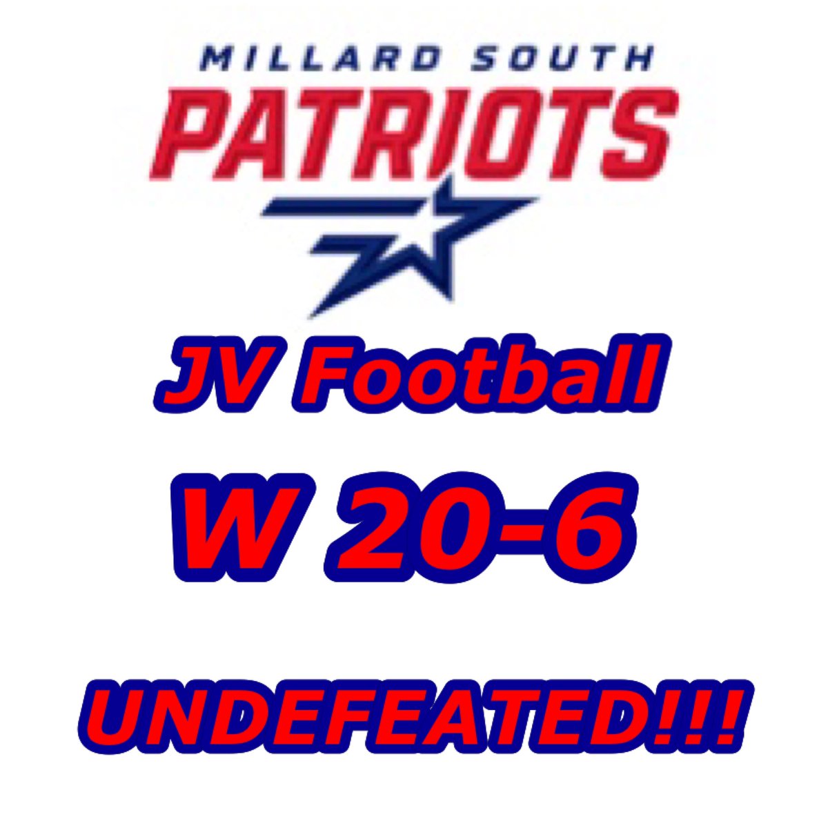 XLJeFe58's tweet image. JVs cap off an undefeated season with a W over Millard North this morning.  #SouthBoyz played all season with grit  and with that @MSouthFootball swagger. Congrats fellas now it’s time to get to work #FlyinRound #HavinFun