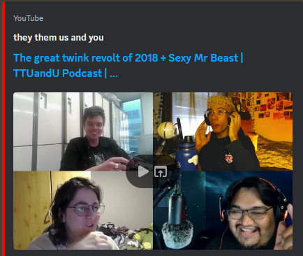 TTUandU's tweet photo. NEW EPISODE!

STOP DO NOT WATCH IF YOU DON'T THINK MR BEAST IS SEXY!!!!! TW///TWINK FARMING 
https://t.co/lofWywnCQe https://t.co/4oWU0OaK7C