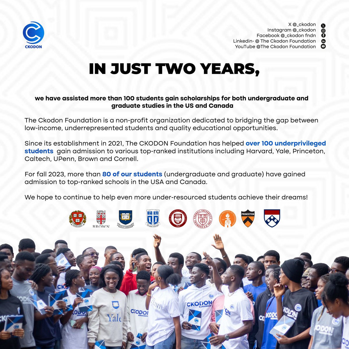 AdjeiKevin2's tweet photo. The fact that a non profit organization has been able to do all this in just two years makes them worthy of our support👏🏾
Let’s keep donating fam❤️
You can send your donations using this go fund me link 
https://t.co/AVtpeEfQhO
#TheCkodonFoundation https://t.co/eeli7GdLKh