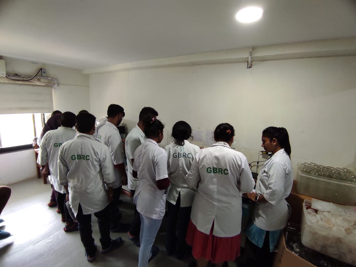 gbrc_gujarat's tweet photo. Glimpse of day-6 activities of two weeks Hands-on training on "Plant Tissue Culture & Transgenics". Jointly organized by @gbrc_gujarat and @anandagriuni at GBRC.
#transgenics #planttissueculture #biotechnology
@vnehra @ChaitanyaGJoshi @gsbtm @GujBiotechUni https://t.co/6p1z4gCXQg