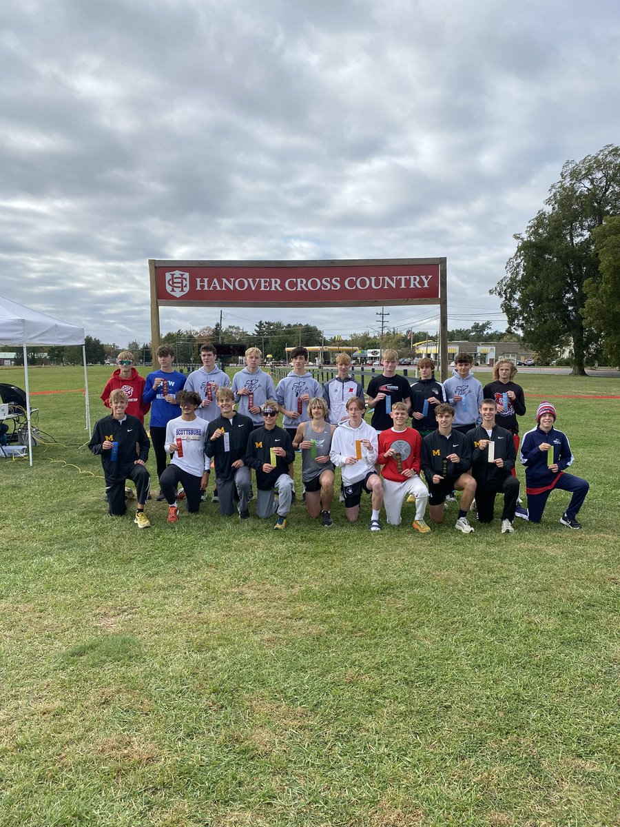 2023 sectional team champions and individual champion Ben Riehle  (back to back for team and Ben)