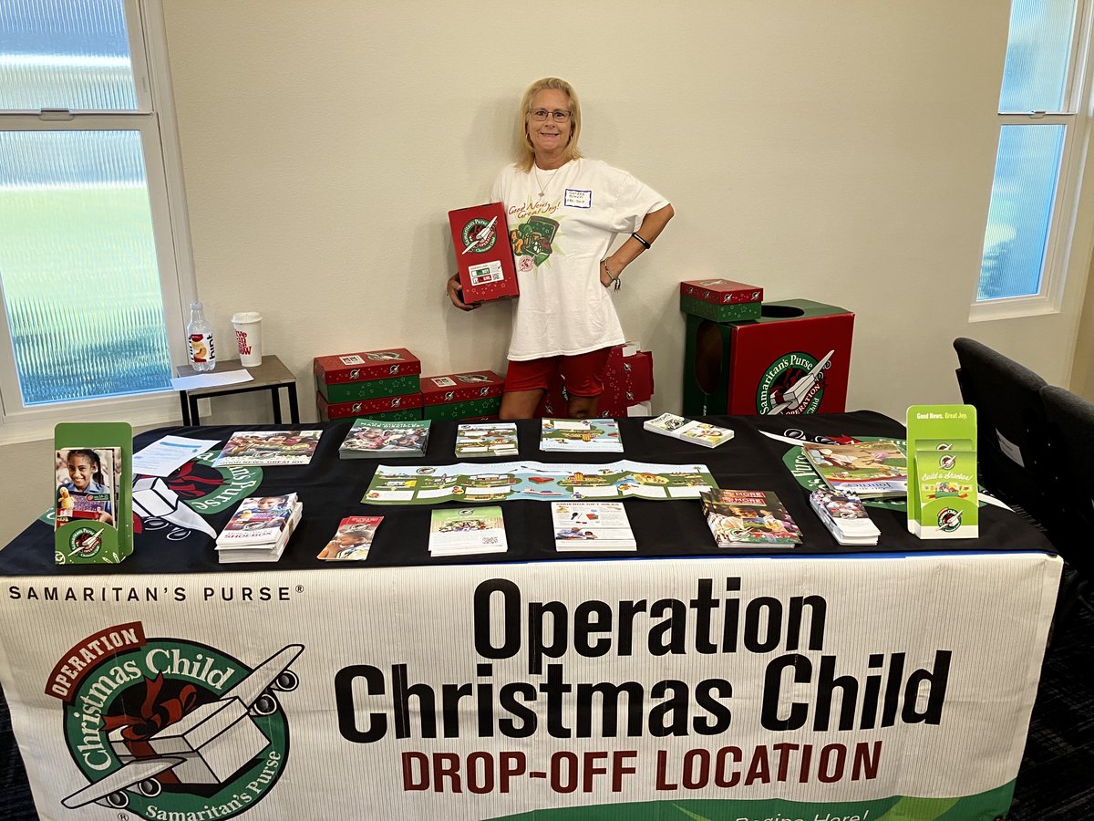 SandSoul66's tweet photo. It’s time to go grab your Operation Christmas Child shoe box from any local participating church. You fill it with, Sox, footballs, Soccer-balls, wash cloths, bar soap, toothbrushes, color pencils, coloring books, toys…whatever you desire. QR tracking code. https://t.co/MjiMqcR9A3