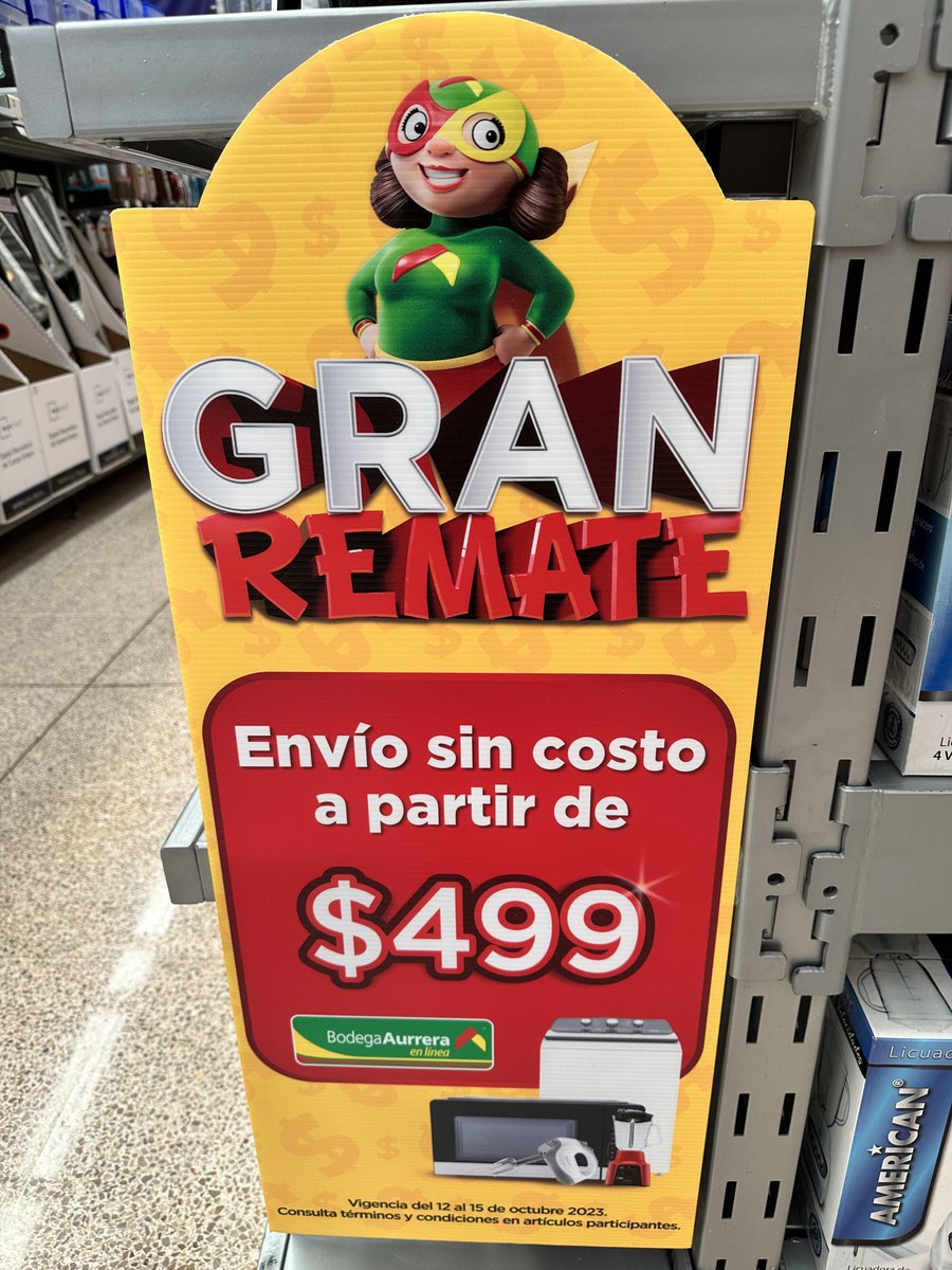 SennorReds's tweet photo. El remate de @BodegaAurrera  esta imperdible, como siempre los mejores productos y al mejor precio. No te lo pierdas  #BodegaDeRemate https://t.co/gDwxm45fGT